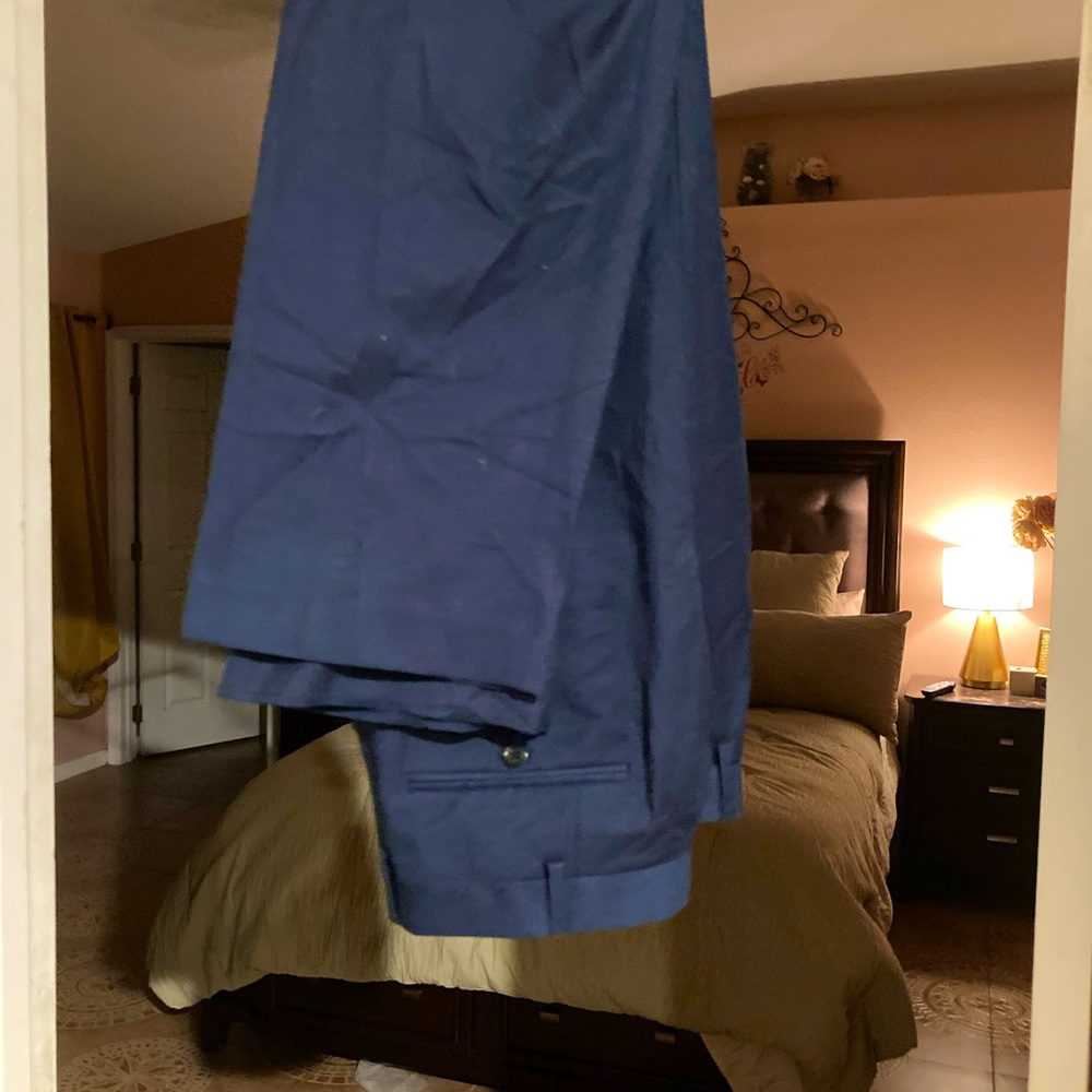 Michael Kors Navy Blue Dress Pants 36x30